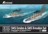 FlyHawk Model FH1316 SMS Emden & SMS Dresden Set 1/700